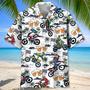 Funny Dirt Bike Racing And Beer Hawaiian Shirt