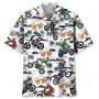 Funny Dirt Bike Racing And Beer Hawaiian Shirt