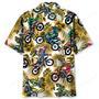 Funny Dirt Bike Racing Yellow Hawaiian Shirt