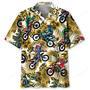 Funny Dirt Bike Racing Yellow Hawaiian Shirt