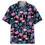 Funny Flamingo And Disc Golf Hawaiian Shirt