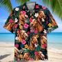 Funny Horse Tropical Hawaiian Shirt