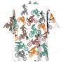 Funny Star Dirt Bike Shirt Hawaiian Shirt