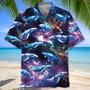 Galaxy Whale Hawaiian Shirt