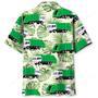 Garbage Truck Green Hawaiian Shirt