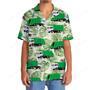 Garbage Truck Green Hawaiian Shirt