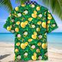 Gold Lucky Irish St.Patrick Day Hawaiian Shirt