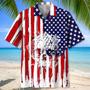 Golf Usa Flag Hawaiian Shirt