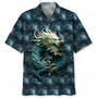 Green Leaves Chinese Dragon Hawaiian Shirt