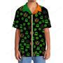 Green Neon Irish St.Patrick Day Hawaiian Shirt