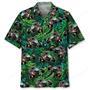 Green Quarter Midget Car Racing Hawaiian Shirt