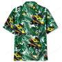 Green Tropical Sprint Car Racing Hawaiian Shirt