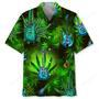 Guitar Green Hawaiian Shirt