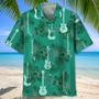 Guitar Kelly Green Hawaiian Shirt