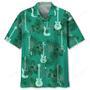 Guitar Kelly Green Hawaiian Shirt