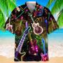 Guitar Light Hawaiian Shirt