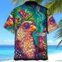 Hippie Bald Eagle Funny Art Hawaiian Shirt