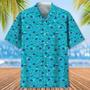 Hockey Blue Beach Hawaiian Shirt