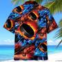 Hockey Puck Thunder Hawaiian Shirt