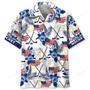 Hockey USA Theme Hawaiian Shirt