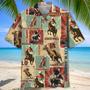 Horse Polo Sport Retro Magazine Hawaiian Shirt