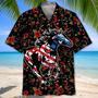 Horse Roses Hawaiian Shirt