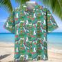 Husky Hawaiian Beach Hawaiian Shirt