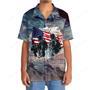 I Support Veterans Before Refugees Hawaiian Shirt