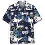 Karate Blue Nature Hawaiian Shirt