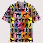 karate color hawaiian shirt