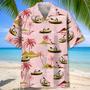 Kayaking Pink Hawaiian Shirt