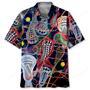 Lacrosse Color Hawaiian Shirt