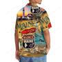 Maine Vintage Art Hawaiian Shirt