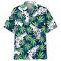 Marijuana Leaf Guns Hawaiian Shirt