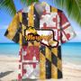 Maryland Proud Vintage Hawaiian Shirt