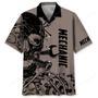 Mechanic Skull Hawaiian Shirt