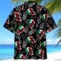 Mexico Flag Skull Hawaiian Shirt