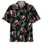 Mexico Flag Skull Hawaiian Shirt