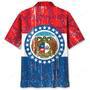 Missouri State Flag Hawaiian Shirt