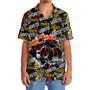 Monster Truck Fire Hawaiian Shirt