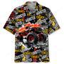 Monster Truck Fire Hawaiian Shirt