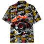 Monster Truck Fire Hawaiian Shirt