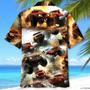 Monster Truck Mad Racing Hawaiian Shirt