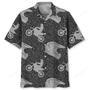 Motocross Pattern Hawaiian Shirt