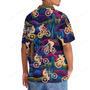 Mountain Bike Desert Neon Hawaiian Shirt