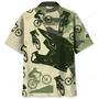 Mountain Bike Helmet Camo Hawaiian Shirt