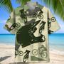 Mountain Bike Helmet Camo Hawaiian Shirt