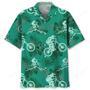 Mountain Bike Kelly Green Hawaiian Shirt