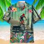 Mountain Bike Tropical Hawaiian Shirt