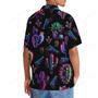 Neon Cactus Black Hawaiian Shirt